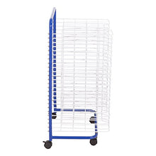 Load image into Gallery viewer, Sprogs Art Drying Rack, 23 3/4" W x 17 1/2" D x 38" H, Blue/White, SPG-LED1027W-SO