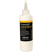 Load image into Gallery viewer, Lineco Neutral pH Adhesive, Acid-Free PVA Formula Water Soluble Dries Clear and Quick Flexible When Dried. 8 Ounces. Ideal For Book Binding and Other Paper Projects. White