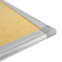 Load image into Gallery viewer, V VAB-PRO 36x48 inch Cork Bulletin Board with Installation Kit Incl. & Wall Mount; Aluminium Finish Frame, Natural; Sturdy Build for Classroom, Studio, Office, Memos- CYP1273648