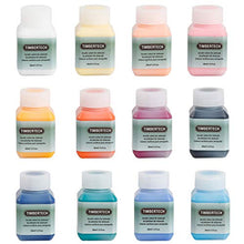 Load image into Gallery viewer, TIMBERTECH Acrylic Airbrush Paint Ⅱ, Professional Airbrush Color Set, 12x30ml Acrylic Model Paint, Quick Drying Water Based, Rich Vivid Colors for Artists, Students, Beginners