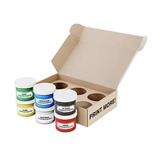 Load image into Gallery viewer, Ecotex Water Based Standard Ink Kit for Screen Printing 6 – 8oz Ink Bottles by Screen Print Direct