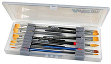 Load image into Gallery viewer, ArtBin KW903 Box with Foam Inserts, Fine Art Portable Paint Brush Organizer, Clear, standart