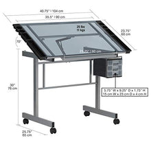 Load image into Gallery viewer, Studio Designs 10053 Vision Craft Station in Silver / Blue Glass