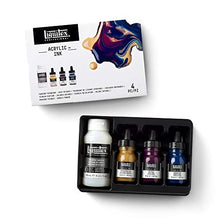 Load image into Gallery viewer, Liquitex Pouring Medium Technique Set, with Acrylic Ink Deep Colors