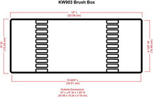 Load image into Gallery viewer, ArtBin KW903 Box with Foam Inserts, Fine Art Portable Paint Brush Organizer, Clear, standart