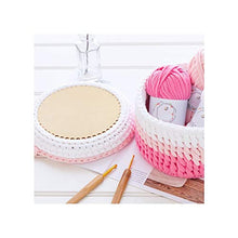 Load image into Gallery viewer, PH Pandahall 1pc Natural Wooden Basket Bottom, 7.8 Inch Circle Blank Solid Crochet Basket Wood Base for DIY Basket Weaving Supplies Craft Making Home Decoration, Burlywood