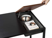 Load image into Gallery viewer, Cubiker Writing Computer Desk 39" Home Office Study Laptop Table, Modern Simple Style Desk with Drawer, Black Espresso