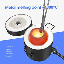 Load image into Gallery viewer, FASTTOBUY 6 KG Propane Melting Furnace Kit w Graphite Crucible and Tongs 1300°C /2372°F Casting Refining Smelting for Precious Metals Gold Silver Tin Aluminum 7-in-1 Melting Casting Tool