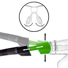 Load image into Gallery viewer, NoCry Safety Glasses with Clear Anti Fog Scratch Resistant Wrap-Around Lenses and No-Slip Grips, UV Protection. Adjustable, Black & Green Frames