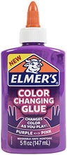 Load image into Gallery viewer, Elmer's Color Changing Liquid Glue | Makes Slime That Changes Color As You Play, Pink to Purple, 5 oz.