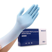 Load image into Gallery viewer, Nitrile Disposable Gloves Large Powder Free3mil100 Pcs Latex Free Exam Disposable Gloves