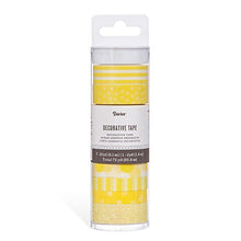 Load image into Gallery viewer, Darice Yellow Washi Tape Assortment