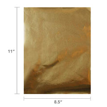 Load image into Gallery viewer, Hygloss Metallic Paper - 8.5" X 11", 8 Gold & 8 Silver - 16 Sheets