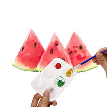 Load image into Gallery viewer, Penta Angel Art Paint Tray Palette 3Pcs 6 Well Plastic Rectangular Paint Tray for Kids Watercolor Painting