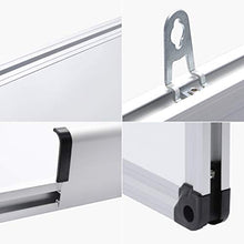 Load image into Gallery viewer, T-SIGN Magnetic Dry Erase Whiteboard 48 x 36 Inch, 4 x 3 Large White Board, Silver Aluminum Frame Wall-Mounted, Magnetic Eraser, 2 Whiteboard Pen, Detachable Marker Tray, 6 Magnets for Office, School