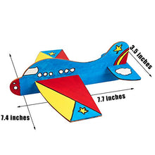Load image into Gallery viewer, 8 Packs Wooden Model Airplane Wood Planes DIY Balsa Wood Airplane Kits Handicraft Toy Plane for Birthday Carnival Party