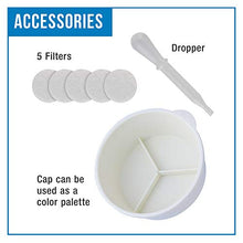 Load image into Gallery viewer, Master Airbrush 3-in-1 Cleaning Pot with Holder; Cleans and Holds Airbrush, Color Palette Lid