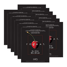 Load image into Gallery viewer, MCS Format Front-Loading Gallery Wall Frame Set, 8 x 10 Inch, 8 x 10 in, Black, 12 Count