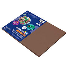 Load image into Gallery viewer, Riverside 3D Construction Paper, Dark Brown, 12" x 18", 50 Sheets
