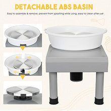 Load image into Gallery viewer, 350W LCD Pottery Wheel Machine, Speed-Adjustable Pottery Wheel Machine with Removable Basin and Foot Pedal Speed Regulation for Adults Kids Ceramic Work Clay Art Craft