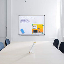 Load image into Gallery viewer, Welmors Office Magnetic White Board, Small Dry Erase Board 12'' x 16'', Aluminium Frame White Board with 4 Magnets, 1 Eraser, 2 Pens. (12x16 inch)