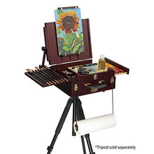 Load image into Gallery viewer, Soho Urban Artist Pochade Box for Plein-Aire Painting French Easel, Lightweight, Portable & Adjustable, Mahogany Finish