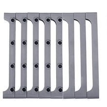 Load image into Gallery viewer, 9 Storage Cubes, 4 Tire Shelving Bookcase Cabinet, DIY Closet Organizers for Living Room Bedroom Office (Gray)