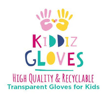 Load image into Gallery viewer, Kiddiz Gloves: Eco-friendly Disposable Gloves for Kids Ages 3 - 8 (100 count)