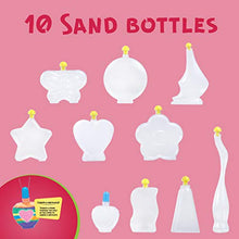 Load image into Gallery viewer, Kraftic Super Sand Art and Crafts Activity Kit - DIY Sand Craft Set, 10 Sand Art Bottles, 10 Sand Bags