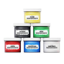 Load image into Gallery viewer, Ecotex Water Based Standard Ink Kit for Screen Printing 6 – 8oz Ink Bottles by Screen Print Direct