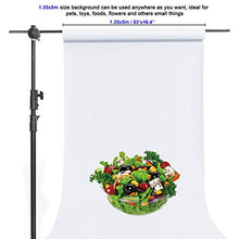 Load image into Gallery viewer, Yizhily Photography Photo Backdrop Background Paper (Arctic White) (53''x16.5')