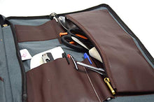 Load image into Gallery viewer, Chef Pack Knife Carrier Backpack With Shoulder Straps – Professional Canvas Travel Case With Organizer Slots For Knives Pens Pencils & Spoon