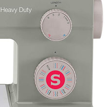 Load image into Gallery viewer, SINGER | Heavy Duty 4452 Sewing Machine with 110 Stitch Applications, Metal Frame, Built-In Needle Threader, & Heavy Duty Accessory Kit - Sewing Made Easy