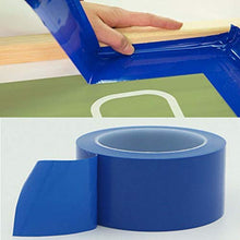 Load image into Gallery viewer, 3"x36 yds 6 Rolls Silk Screen Printing Tape & Graphics Protection Tape Blue