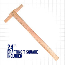 Load image into Gallery viewer, US Art Supply Extra Large Adjustable Wood Artist Drawing & Sketching Board 26" Wide x 21" Tall
