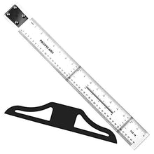 Load image into Gallery viewer, Pacific Arc 24 Inch T Square, Traditional Acrylic Graduated in Inch and Metric, Detachable Head