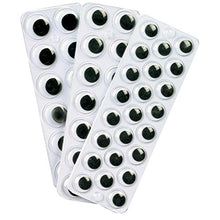 Load image into Gallery viewer, Creativity Street AC3437-02 Peel and Stick Wiggle Eyes, Black, 60 Piece (Pack of 1)