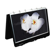 Load image into Gallery viewer, UniKeep Large Binder with Pages (11 x 17) - Black - Fully Enclosed Case Binder