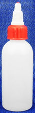 Load image into Gallery viewer, 10-2oz Refillable Artist's Bottle with Twist Open/Close Nozzle. Bullet Bottle