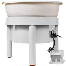 Load image into Gallery viewer, Mophorn Pottery Wheel 25CM Pottery Forming Machine 280W Electric Wheel for Pottery with Foot Pedal and Detachable Basin Easy Cleaning for Ceramics Clay Art Craft DIY