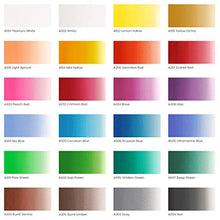 Load image into Gallery viewer, Arteza Gouache Paint, Set of 24 Colors/Tubes (24x12ml/0.4oz) with Storage Box, Rich Pigments, Vibrant, Non Toxic Paints for The Professional Artist, Hobby Painters & Kids, Ideal for Canvas Painting