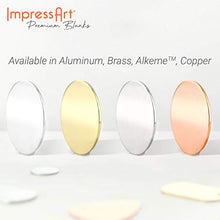 Load image into Gallery viewer, ImpressArt - Premium Metal Stamping Circle Blanks (24 Pack) (1" Circle, Brass)