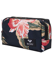 Load image into Gallery viewer, Roxy Women's Pipeline Pencil Case Pouch, anthracite castaway floral, One Size