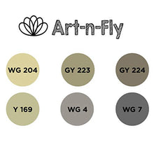 Load image into Gallery viewer, Professional Brush Tip Markers Set of 6 Earth Tone Markers for Outdoor Scenery Drawing Manga Sketching Illustration