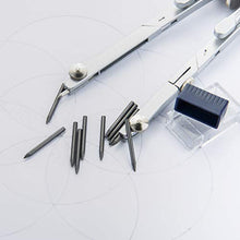 Load image into Gallery viewer, Mr. Pen- Compass Lead, 100pcs Leads, 2mm Lead, Refills Compass for Geometry, Lead for Drawing Circle, Replacement Leads in Refill Tube, Math Compass Lead, Drafting Lead, Break Resistant Lead, Graphite