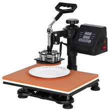 Load image into Gallery viewer, SUPER DEAL PRO 5 in 1 Heat Press Machine Multifunction Sublimation T Shirt Press Machine Hat/Mug/Plate/Cap/T-Shirt