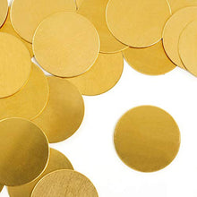 Load image into Gallery viewer, ImpressArt - Premium Metal Stamping Circle Blanks (24 Pack) (1" Circle, Brass)