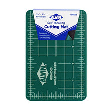 Load image into Gallery viewer, Alvin, GBM Series Professional Self-Healing Cutting Mat, Green/Black Double-Sided, Rotary Cutting Board for Crafts, Sewing, Fabric - 3.5 x 5.5 inches