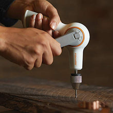 Load image into Gallery viewer, Fiskars Crafts DIY Precision Hand Drill, Grey, White/Gray