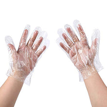 Load image into Gallery viewer, 500 PCS Plastic Disposable Gloves, Transparent, One Size Fits Most,by Brandon-super